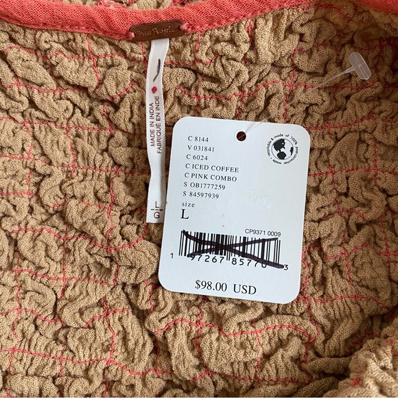 Free People Set The Bar Midi Dress | Size Large - Picture 7 of 7